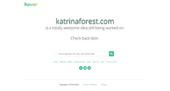 Desktop Screenshot of katrinaforest.com